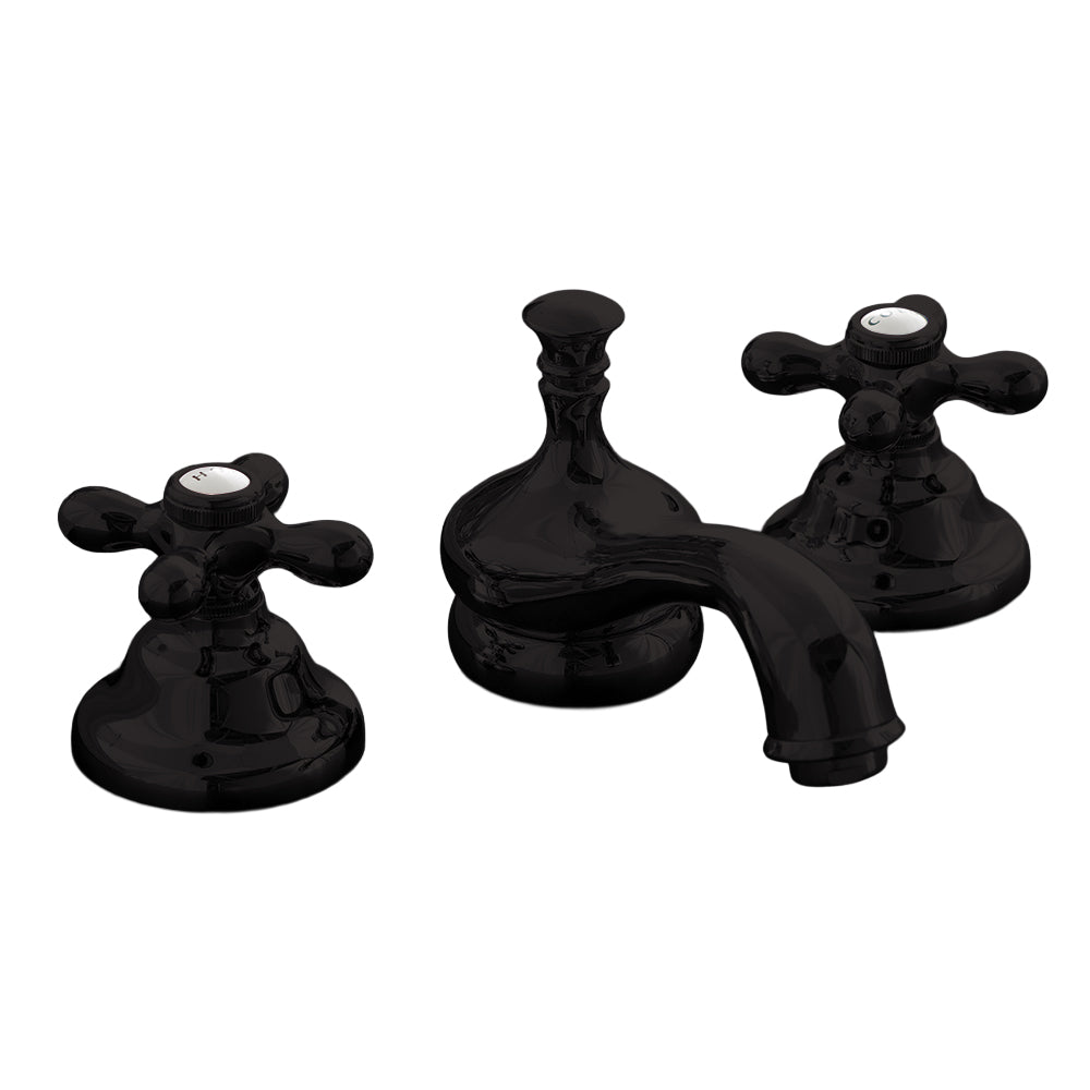 Strom Living Sacramento Widespread Lavatory Faucet Set with Cross Handles and Pop-up Drain