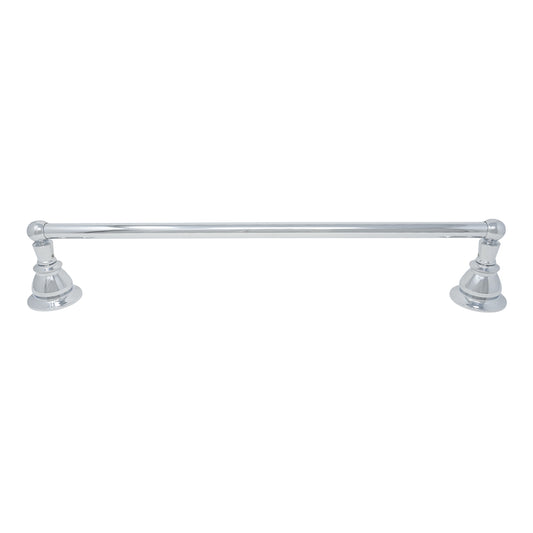 Strom Living Rio Grande Traditional Wall Mount 18" Towel Bar with High Quality Solid Brass and Escutcheons