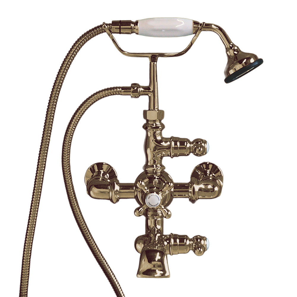 Strom Living Thermostatic Tub Faucet with Handheld Shower