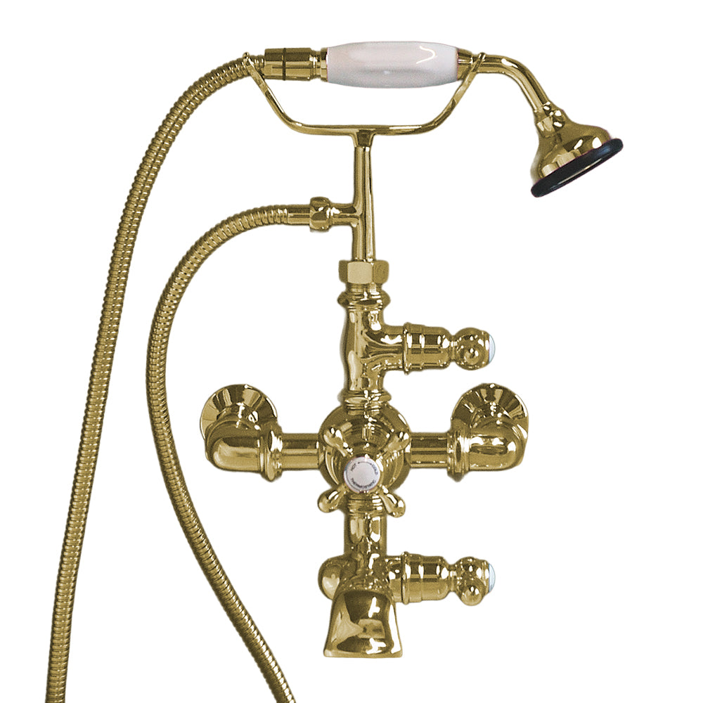 Strom Living Thermostatic Tub Faucet with Handheld Shower