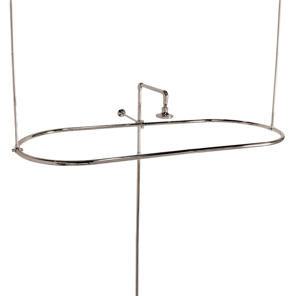 Strom Living Enclosure with Oval Shower, End Mount and 36" Braces
