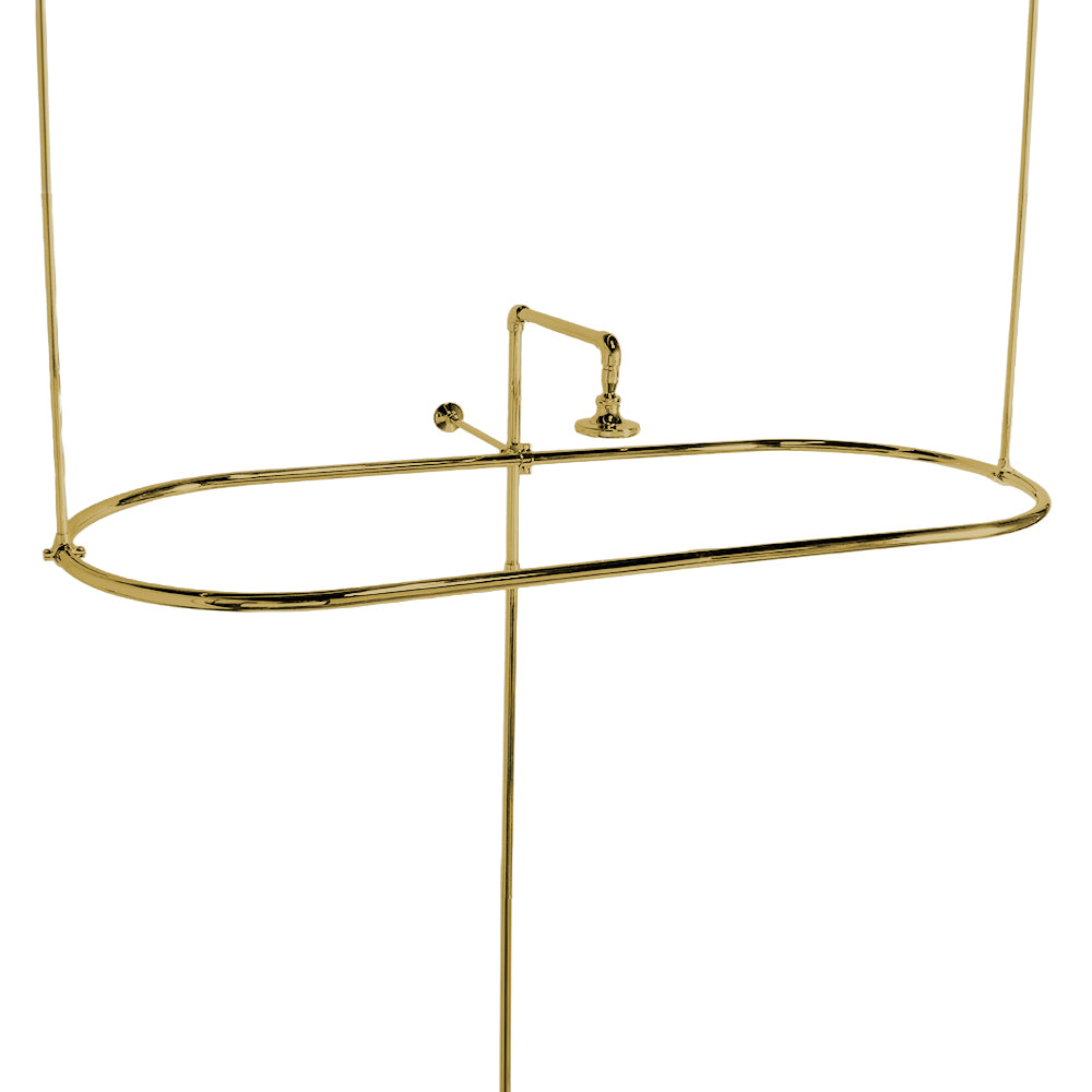 Strom Living Enclosure with Oval Shower, End Mount and 36" Braces