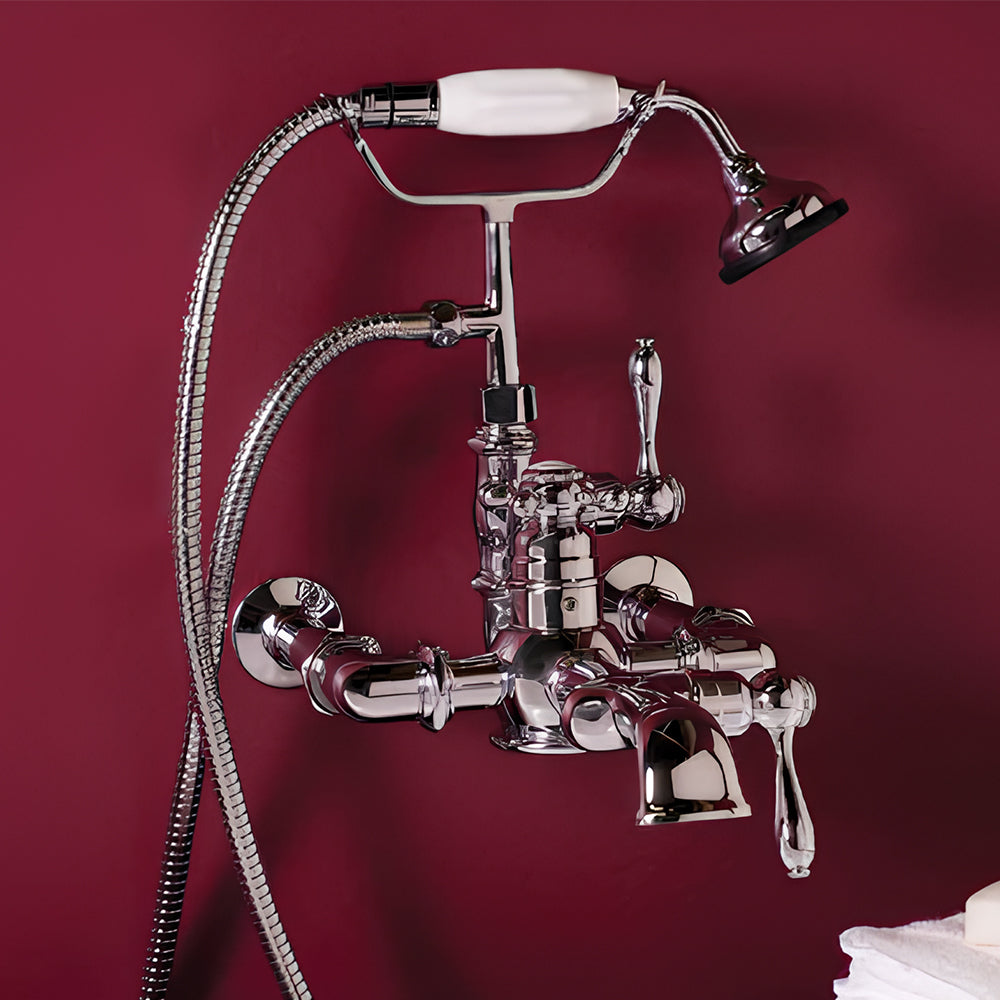 Strom Living Thermostatic Tub Faucet Wall Mount with 7" Centers