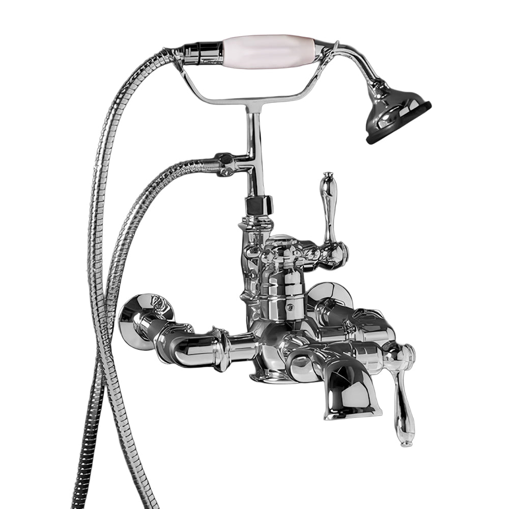 Strom Living Thermostatic Tub Faucet Wall Mount with 7" Centers