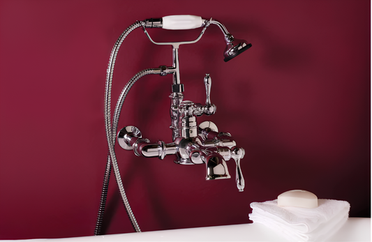 Strom Living Thermostatic Tub Faucet Wall Mount with 7" Centers