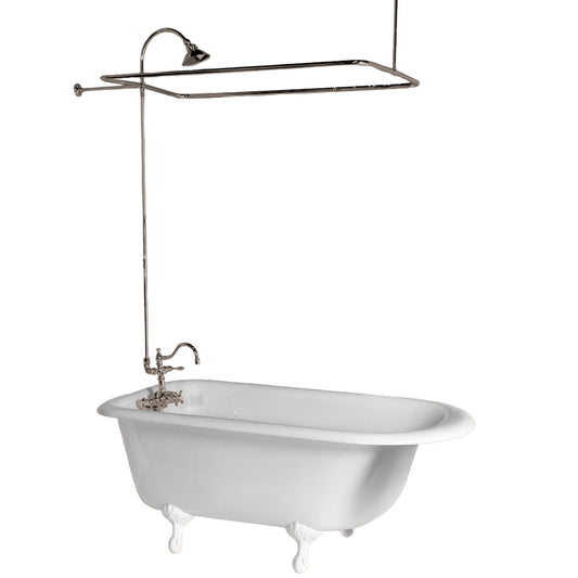 Strom Living Thermostatic Exposed Enclosure Shower Set with Shower Head and 65" Riser