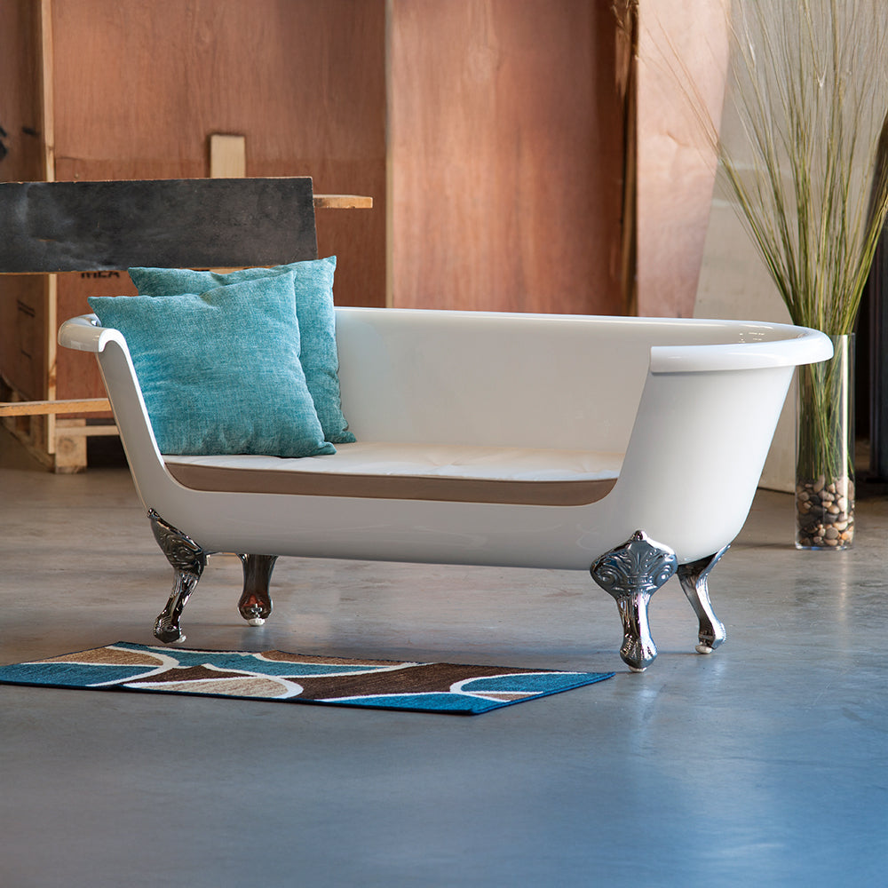 Strom Living Acrylic 66" Sofa Tub with 4 Legs