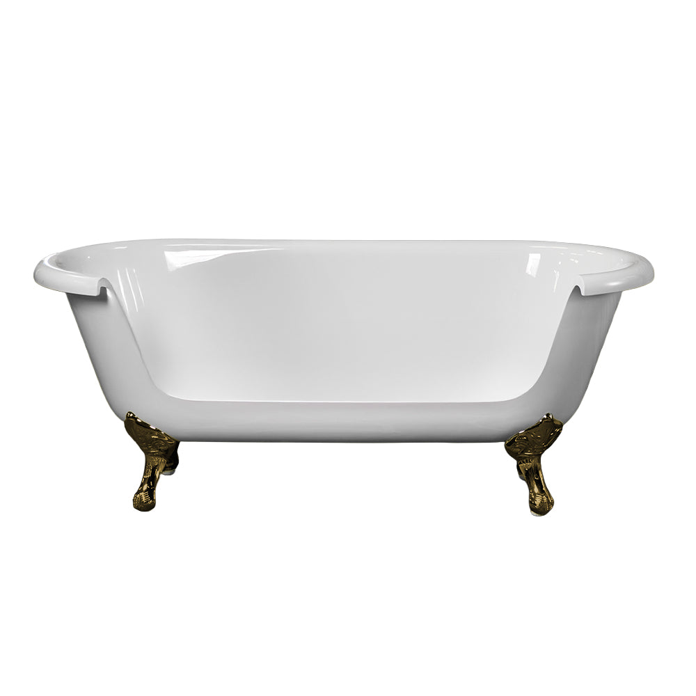Strom Living Acrylic 66" Sofa Tub with 4 Legs