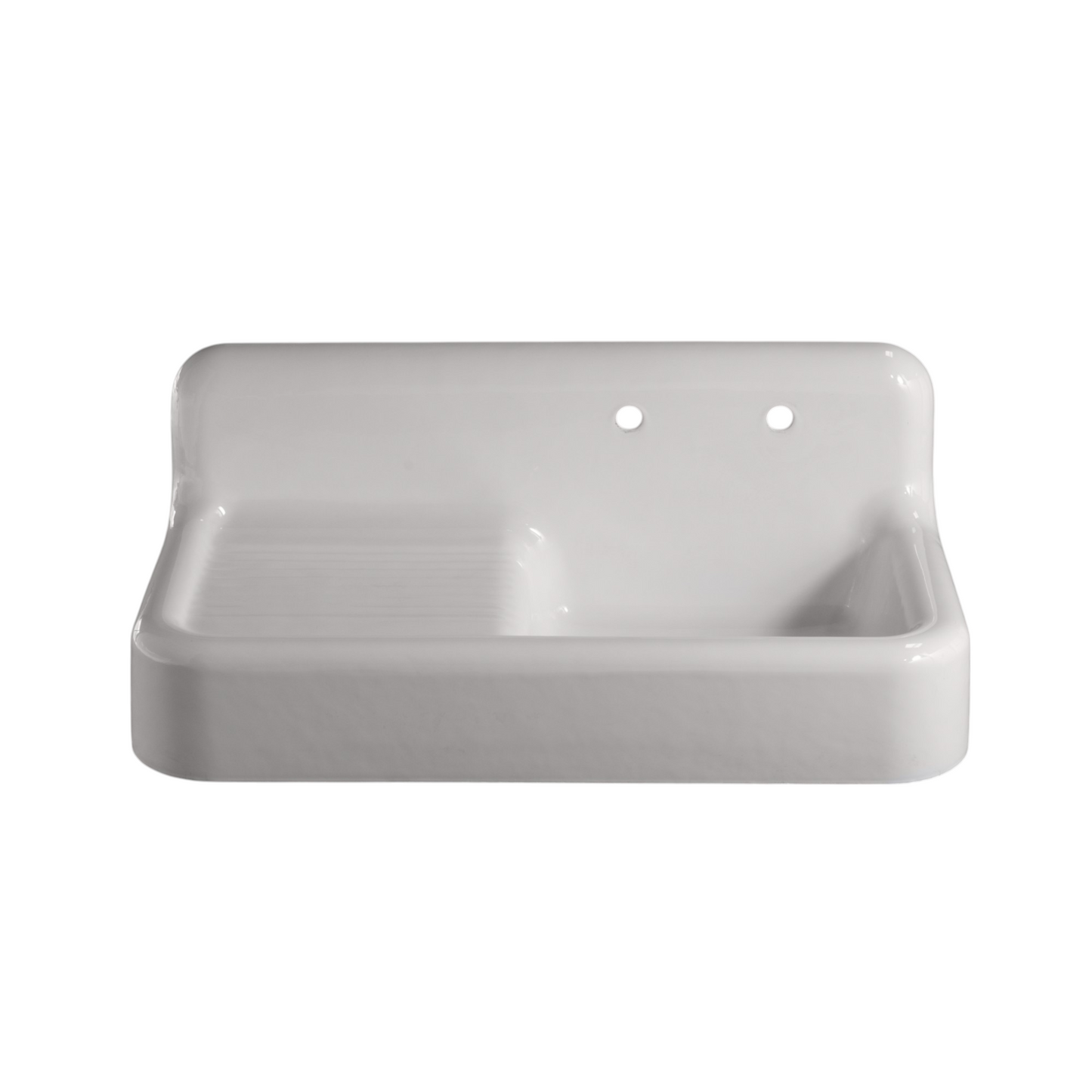Strom Living P1118 The Whitney 42" Cast Iron Farmhouse Sink with Single Drainboard