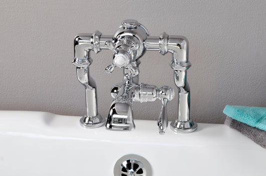 Thermostatic Deck Mount Tub Faucet with Adjustable centers