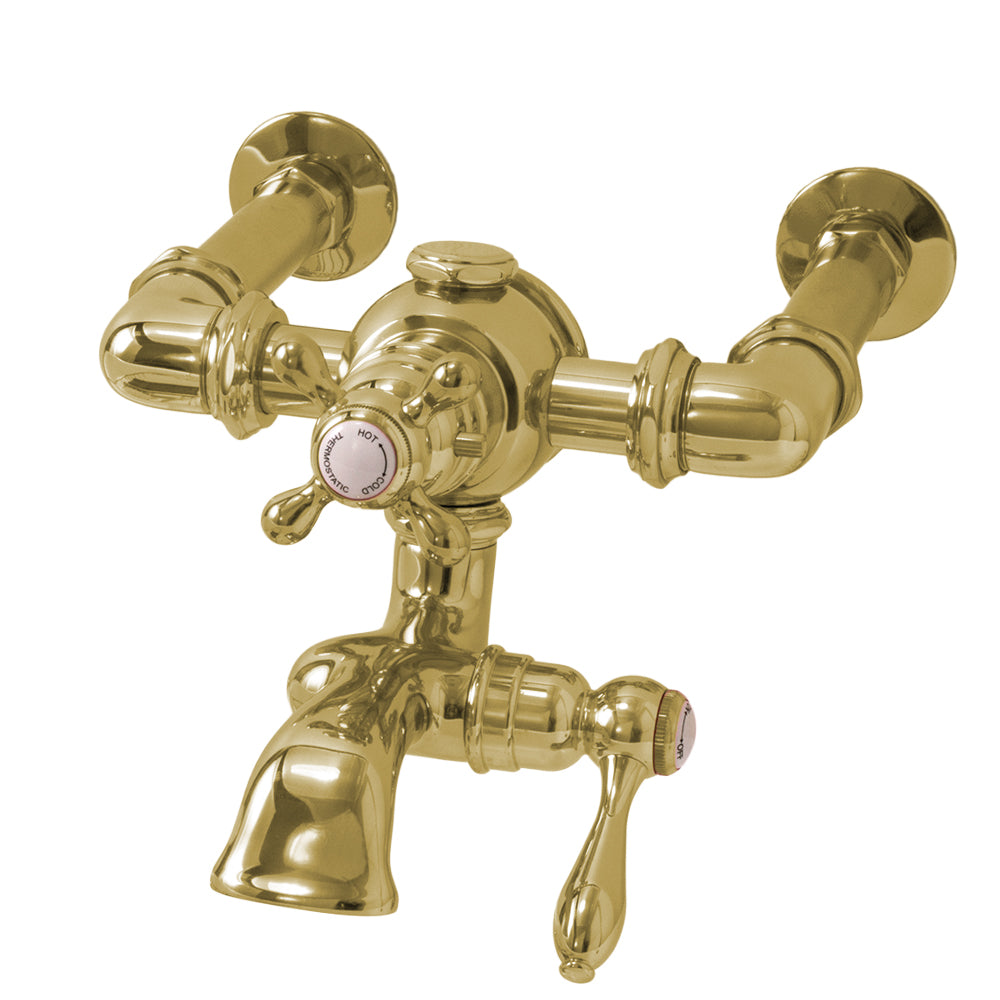 Strom Living Thermostatic Wall Mounted Faucet with 7" Center