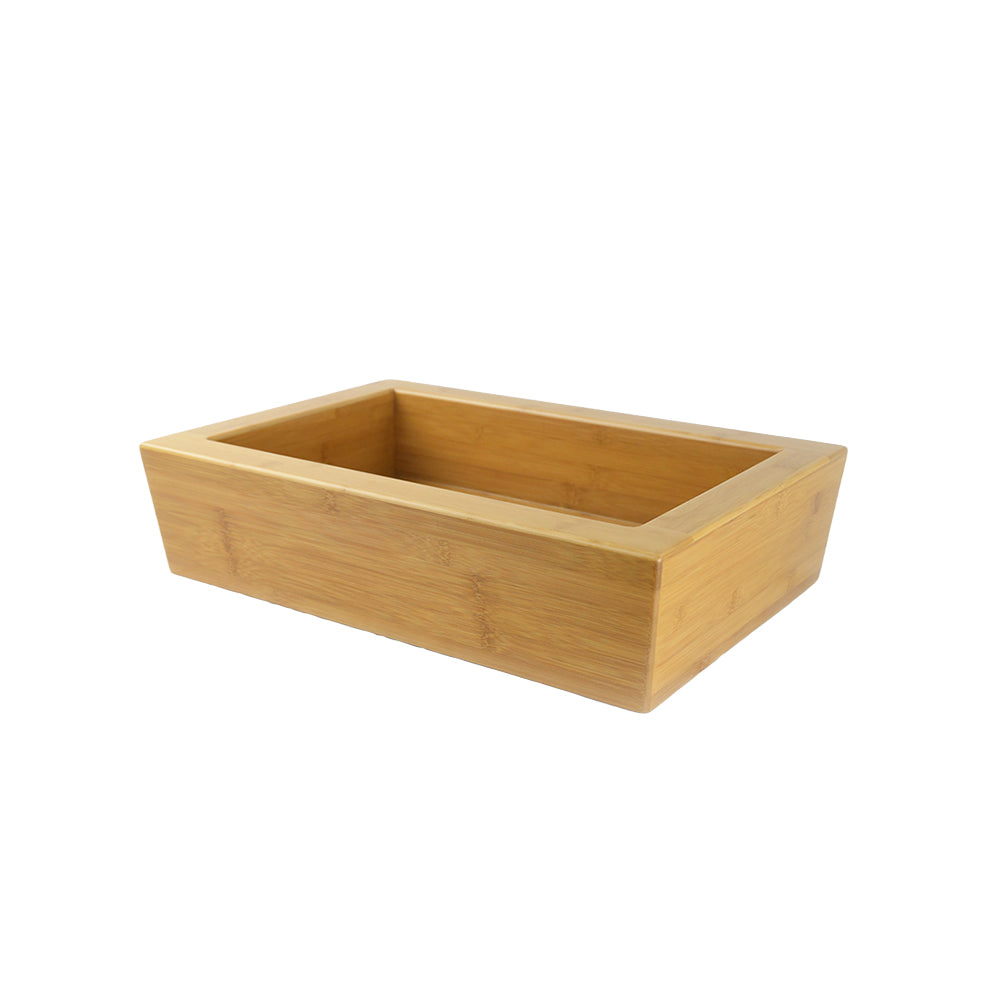 Strom Living Solid Bamboo Rectangular Sink in Natural Color