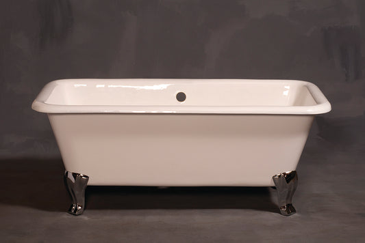 Strom Living Charles Cast Iron with Rectangular Double Ended Leg Tub