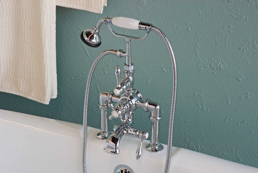 Strom Living British Telephone Thermostatic Tub Faucet with Handheld Shower