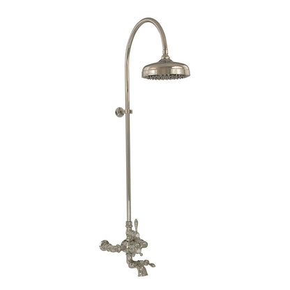 Exposed Thermostatic Shower System Wall Mounted with 1.75 GPM Lever/Cross Handles