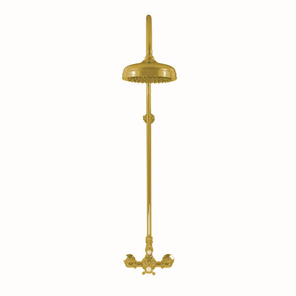 P1087 Exposed Thermostatic Shower System Wall Mounted with 1.75 GPM Lever/Cross Handles