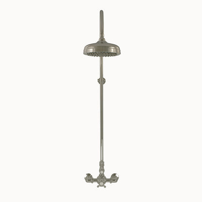 P1087 Exposed Thermostatic Shower System Wall Mounted with 1.75 GPM Lever/Cross Handles