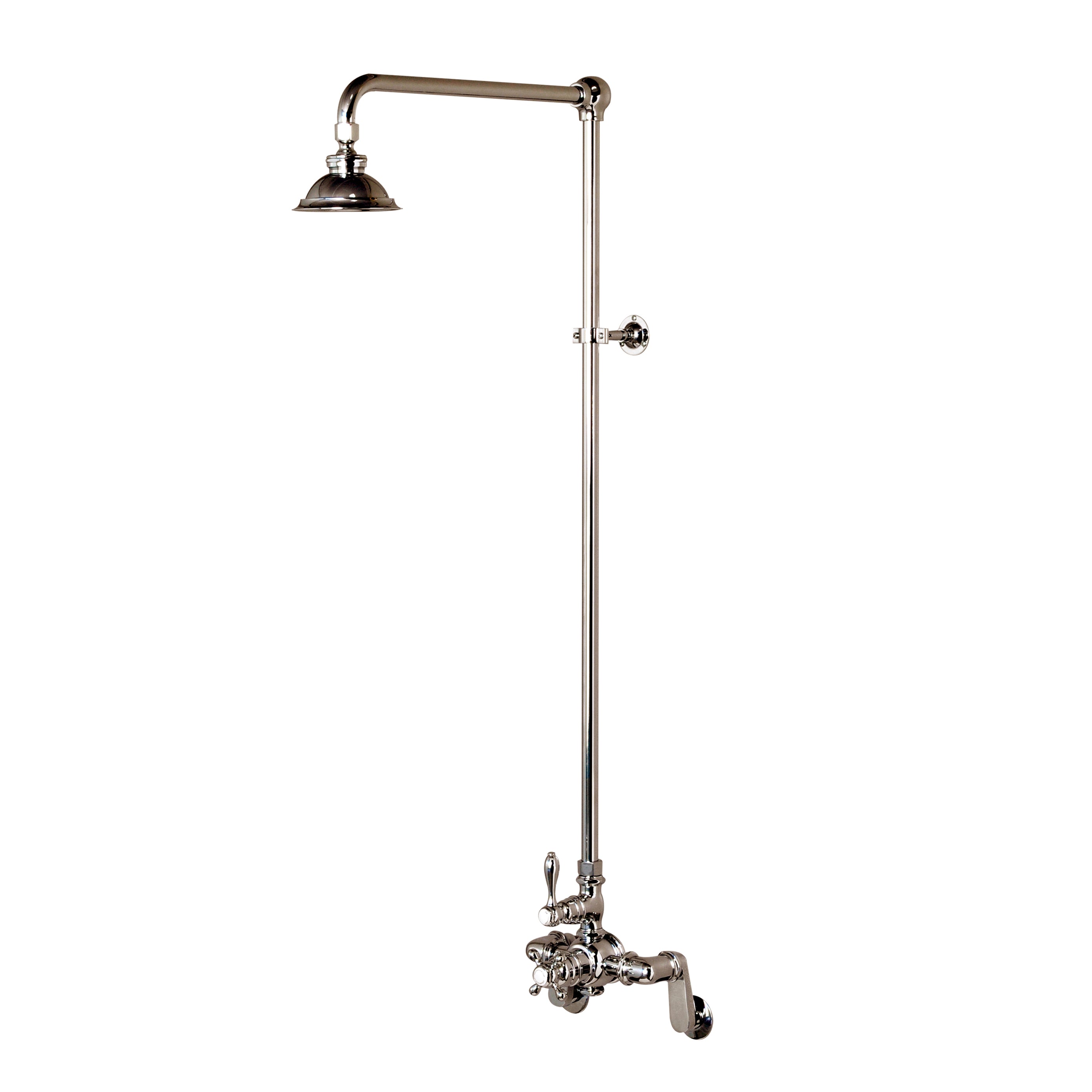 Exposed Thermostatic Shower System P1130 | Strom Living Polished Nickel - Showers