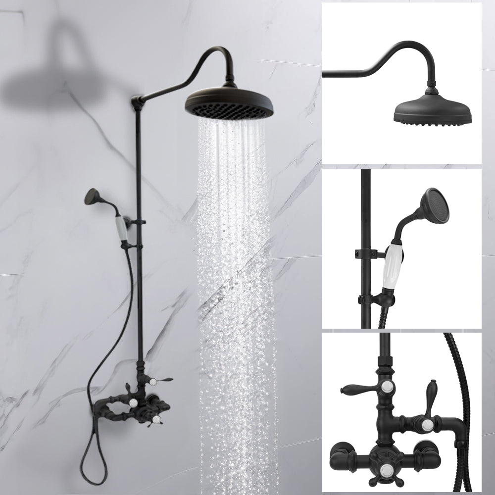 Exposed Thermostatic Shower and Handheld P0902 | Strom Living - Showers