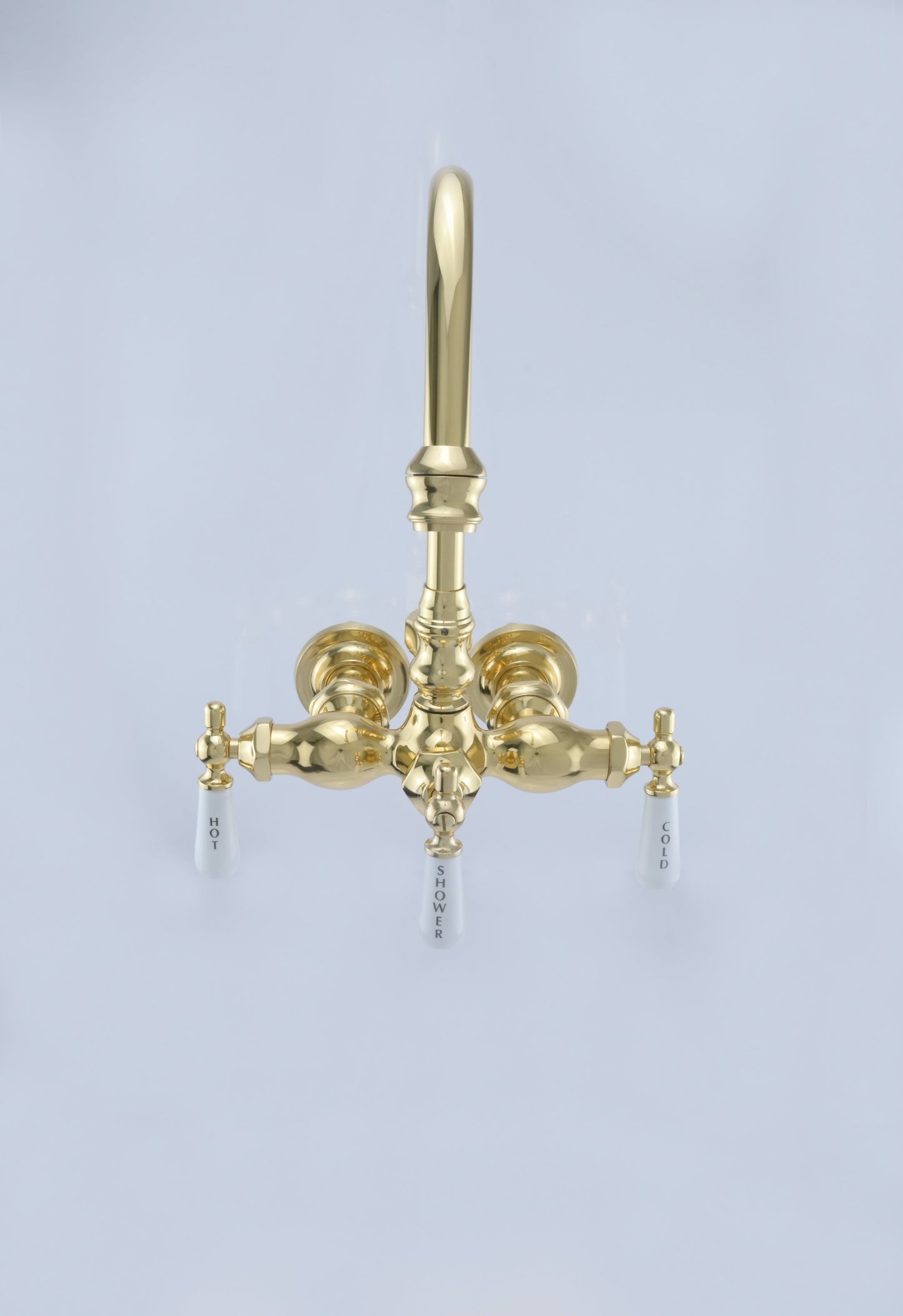 Strom Living Tub Faucet with Diverter Handle and Gooseneck Spout
