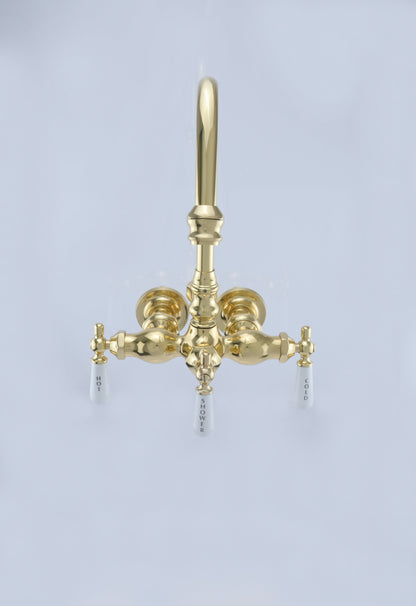 Strom Living Tub Faucet with Diverter Handle and Gooseneck Spout
