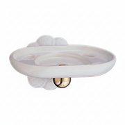 Porcelain Vintage Style Wall Mount Porcelain Toothbrush Glass Holder, Solid Brass P0509 | Strom Living