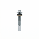 Lavatory Drain Assembly with Easy Lift Stopper and Overflow Holes P0001 | Strom Living Chrome With Overflow Holes - Sink Components