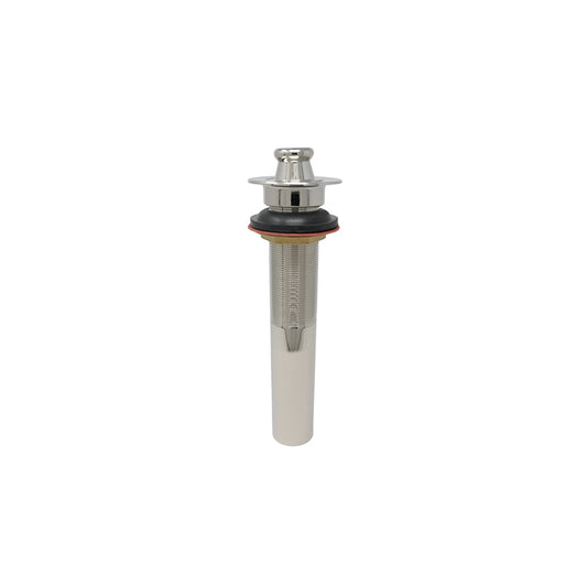 Strom Living Lavatory Drain Assembly with Easy Lift Stopper and Overflow Holes