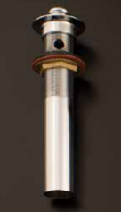 Strom Living Lavatory Drain Assembly with Easy Lift Stopper and Overflow Holes