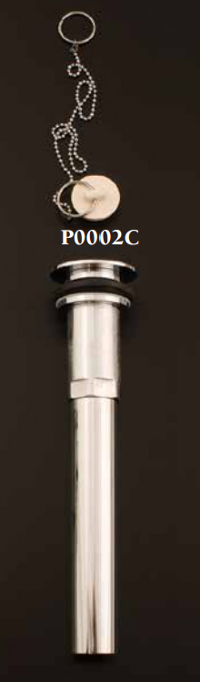 Strom Living Lavatory Drain with Classic Chain/Stopper and Drain Assembly