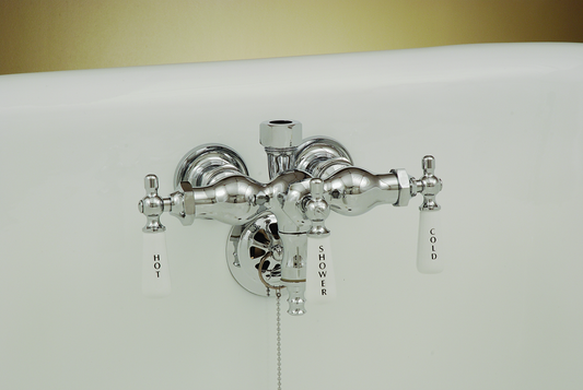 Strom Living Tub Faucet with Diverter Handle and Lock Down Nuts