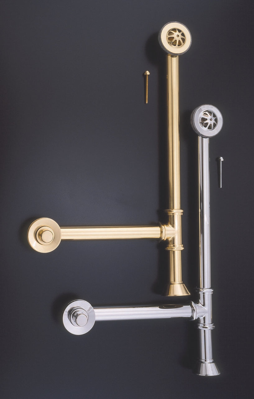 P0007 Chain & Stopper, Lift & Turn, or Toe Touch Waste & Overflow Tub Drain - Bathtub Components