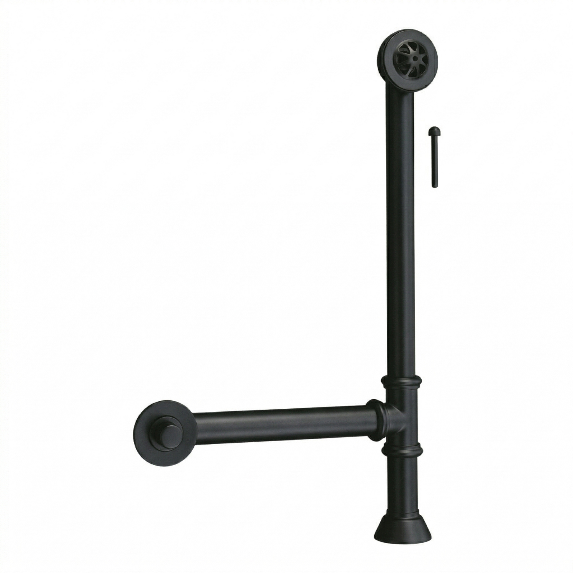 P0007 Chain & Stopper, Lift & Turn, or Toe Touch Waste & Overflow Tub Drain Oil Rubbed Bronze Lift & Turn - Bathtub Components