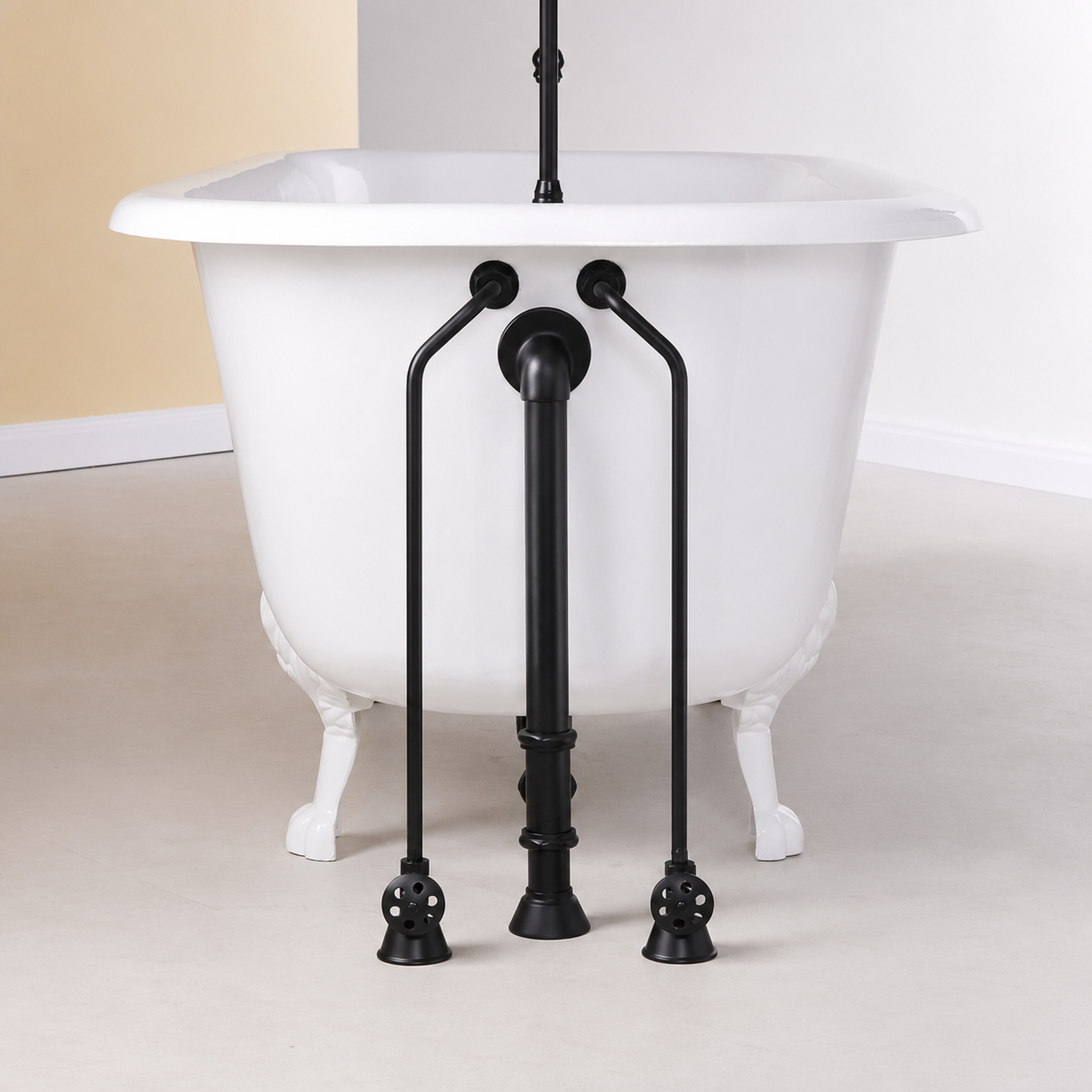 Strom Living Tub Supply Set with Double Offset Tubing - Plumbing Parts