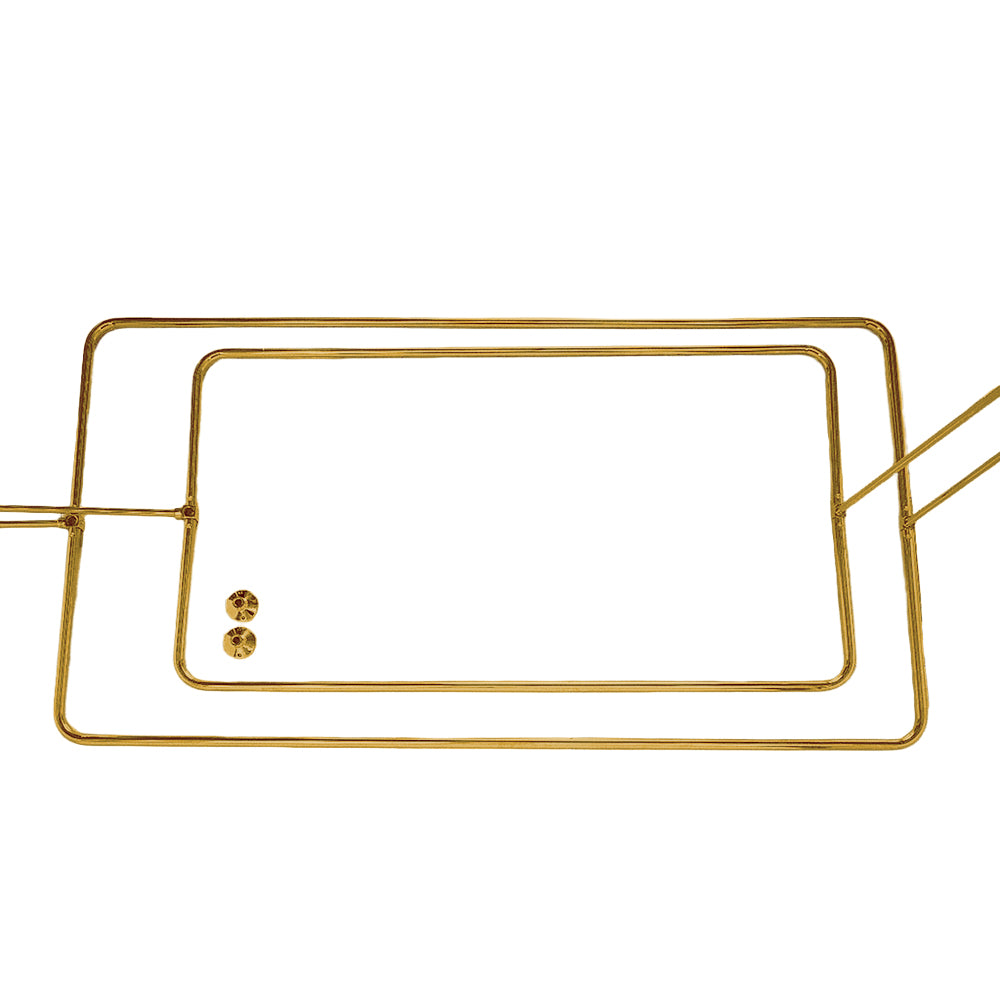 Strom Living Enclosure with Rectangular Shower Ring and 12" Wall Brace