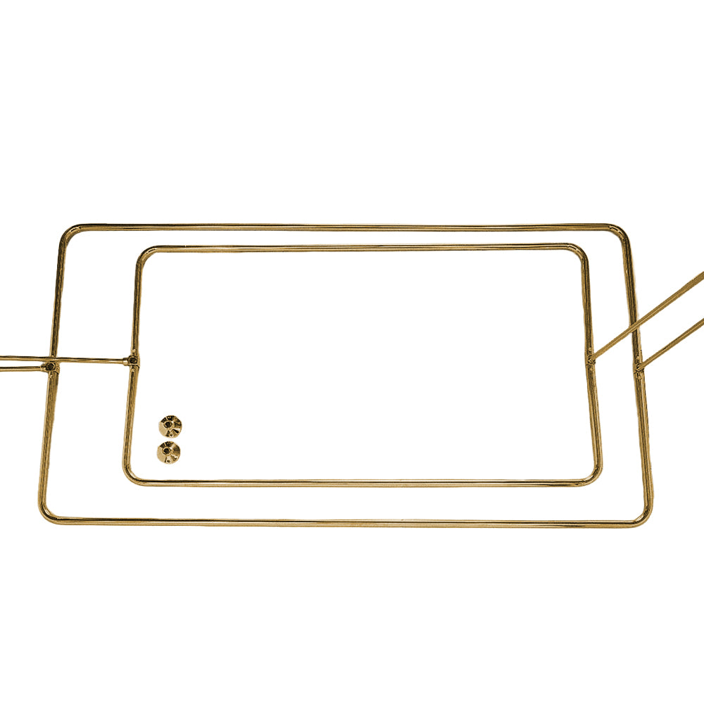 Rectangular Shower Ring Enclosure and 12" Wall Brace P0008 | Strom Living - Shower Components