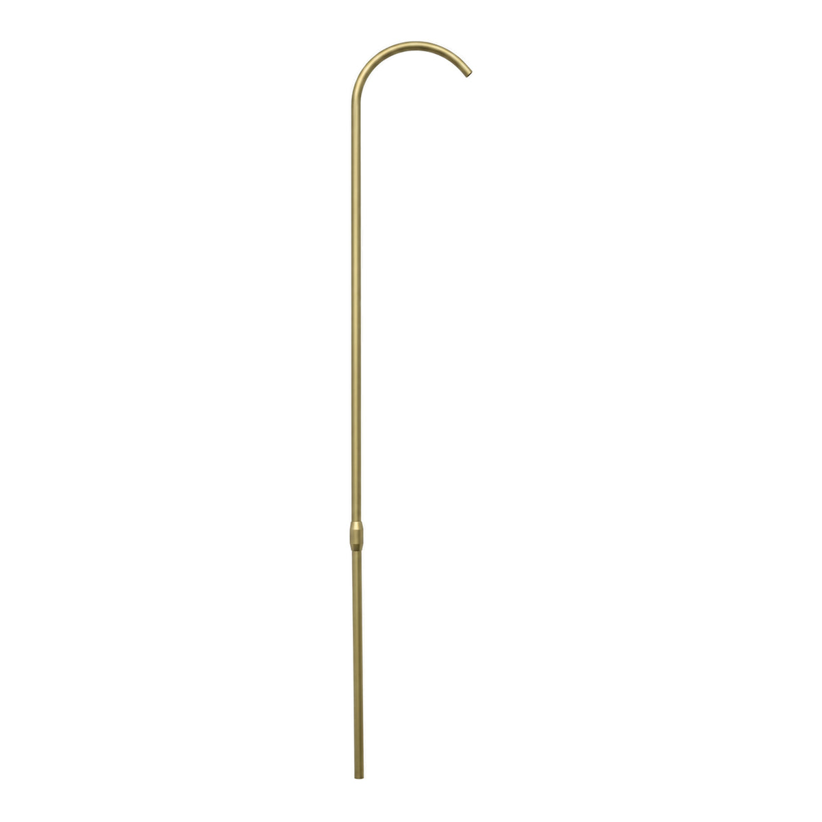 Strom Living 65" Gooseneck Riser  with Solid Brass in Raw Brass