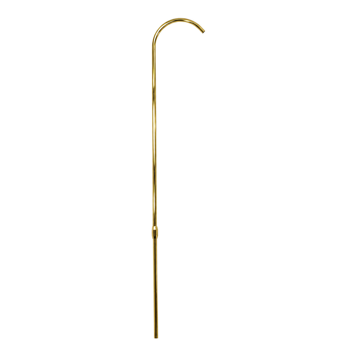 Strom Living 65" Gooseneck Riser  with Solid Brass in Supercoat Brass / Polished Brass