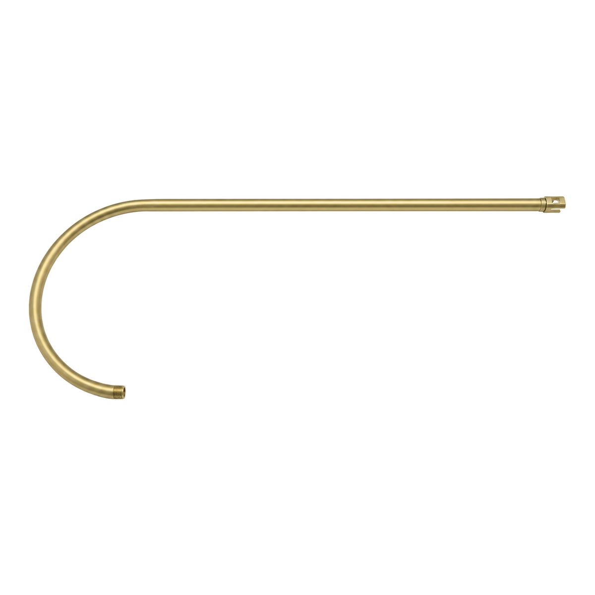 Riser Upper Part P0009U in Raw Brass