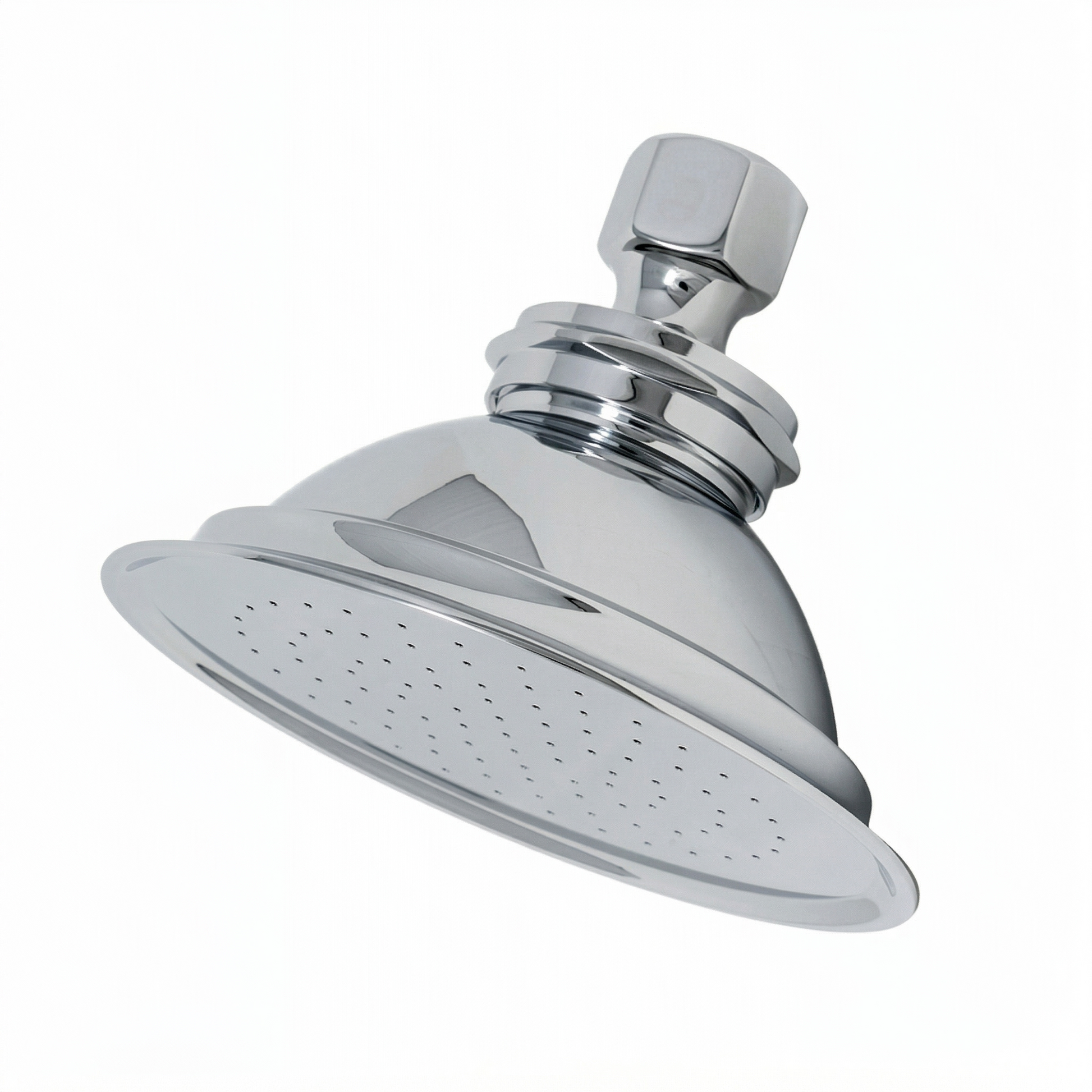 Strom Living Shower Head 4" Diameter with 1.75 GPM and Solid Brass Chrome - Shower Components