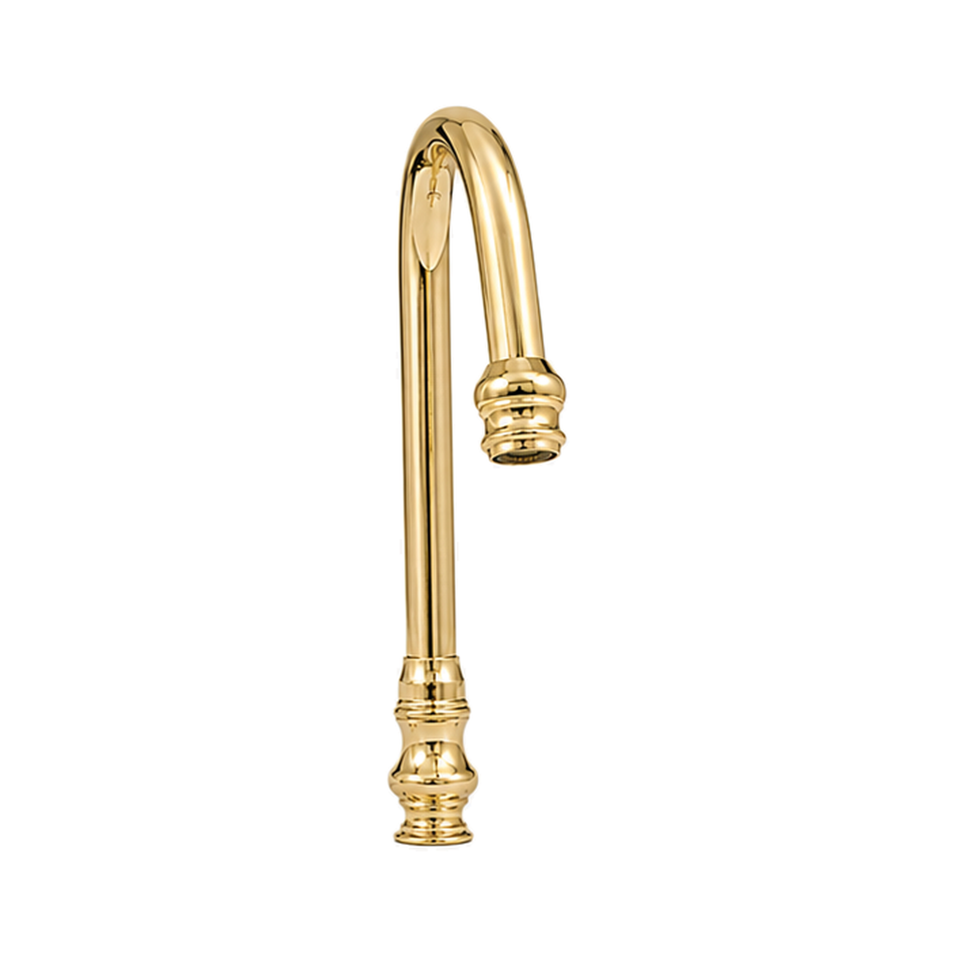 Spout with Adapter P0022 | Strom Living Polished Brass - Faucet Parts