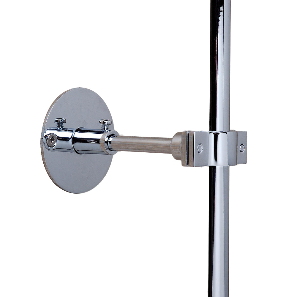 Strom Living Fittings/Fasteners with 4" Shower Riser Holder and Brace Chrome - Plumbing Parts
