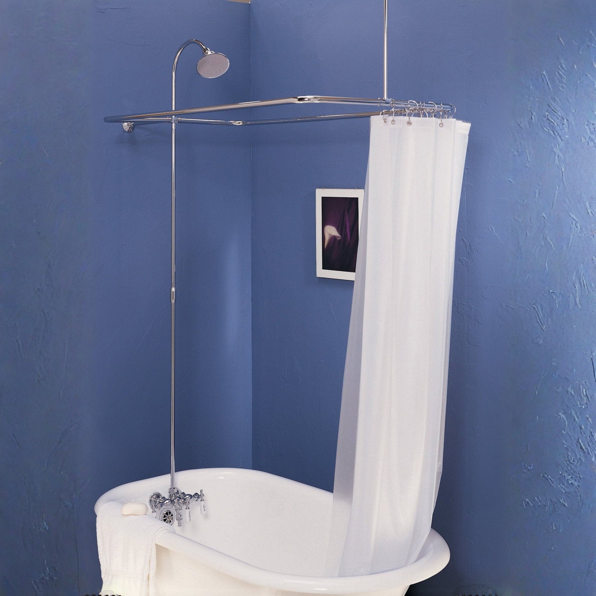 Clawfoot Tub Enclosure Shower System P0034 | Strom Living - Showers