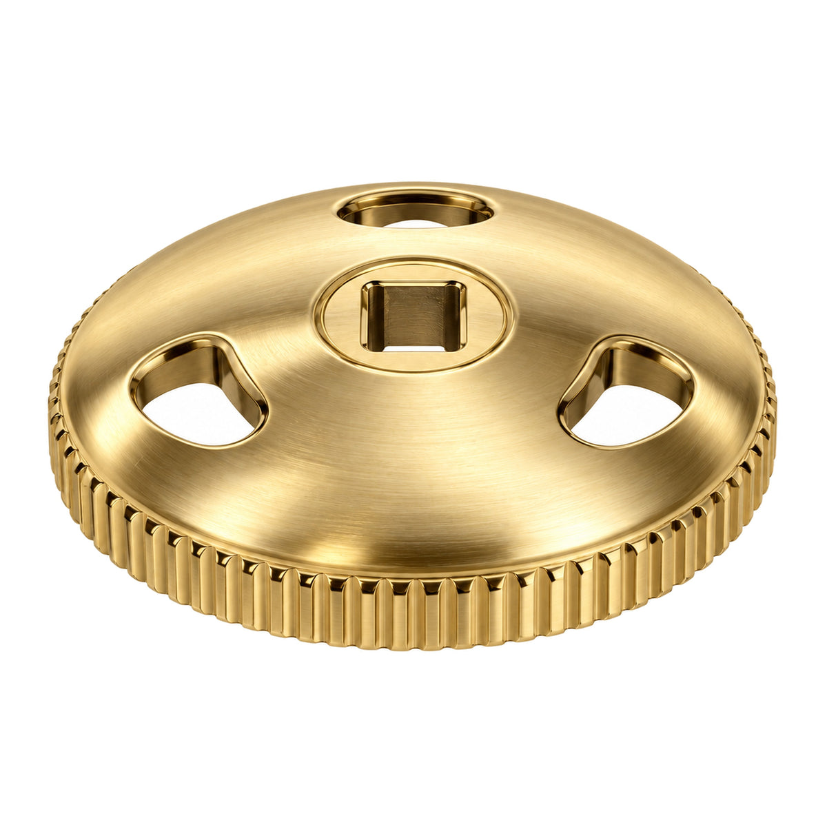 Round Handle for P0053 Stop P0053H in Satin Brass