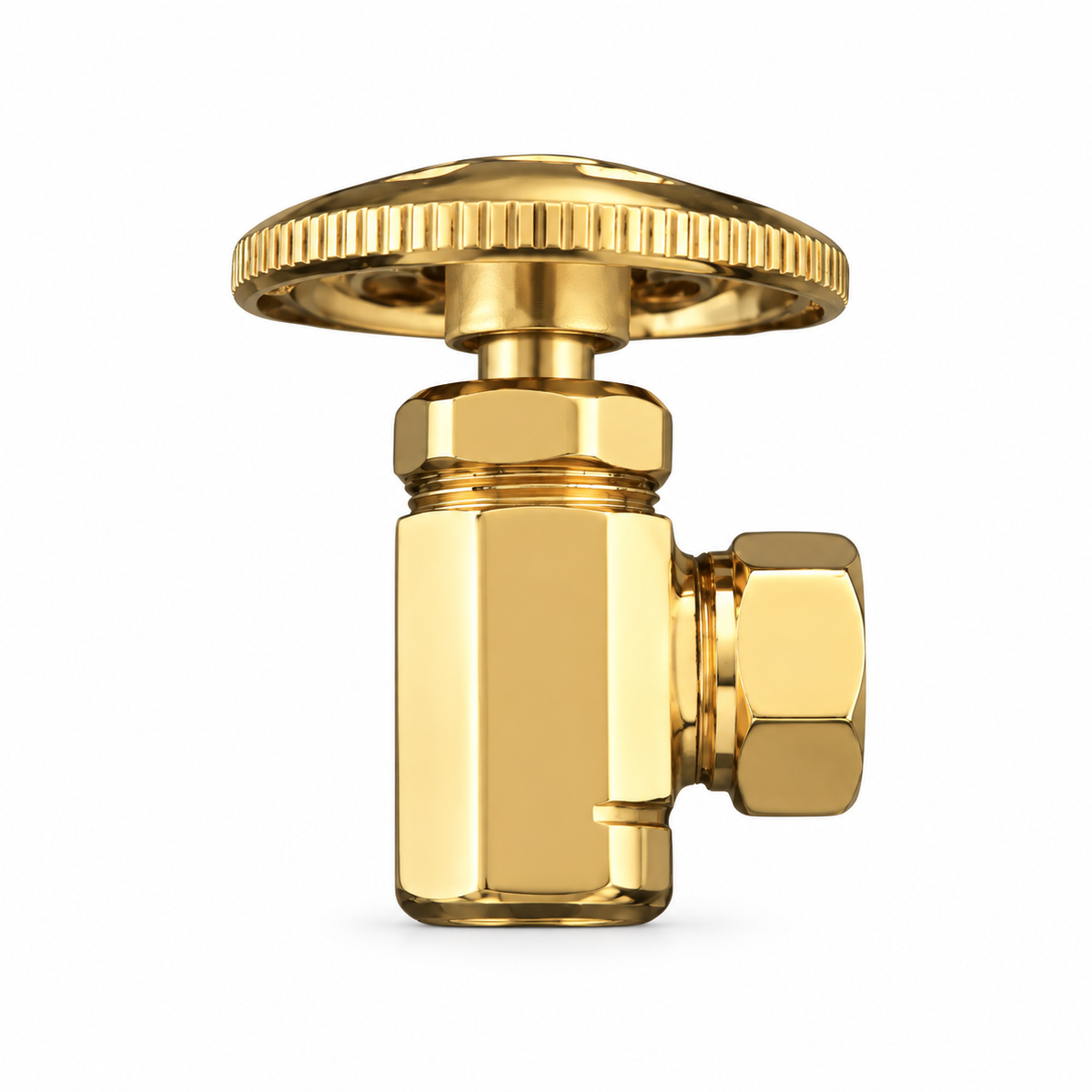 Angle Stop Valve with 1/2" Slip Joint x 1/2" IPS P0053 | Strom Living - Plumbing Parts