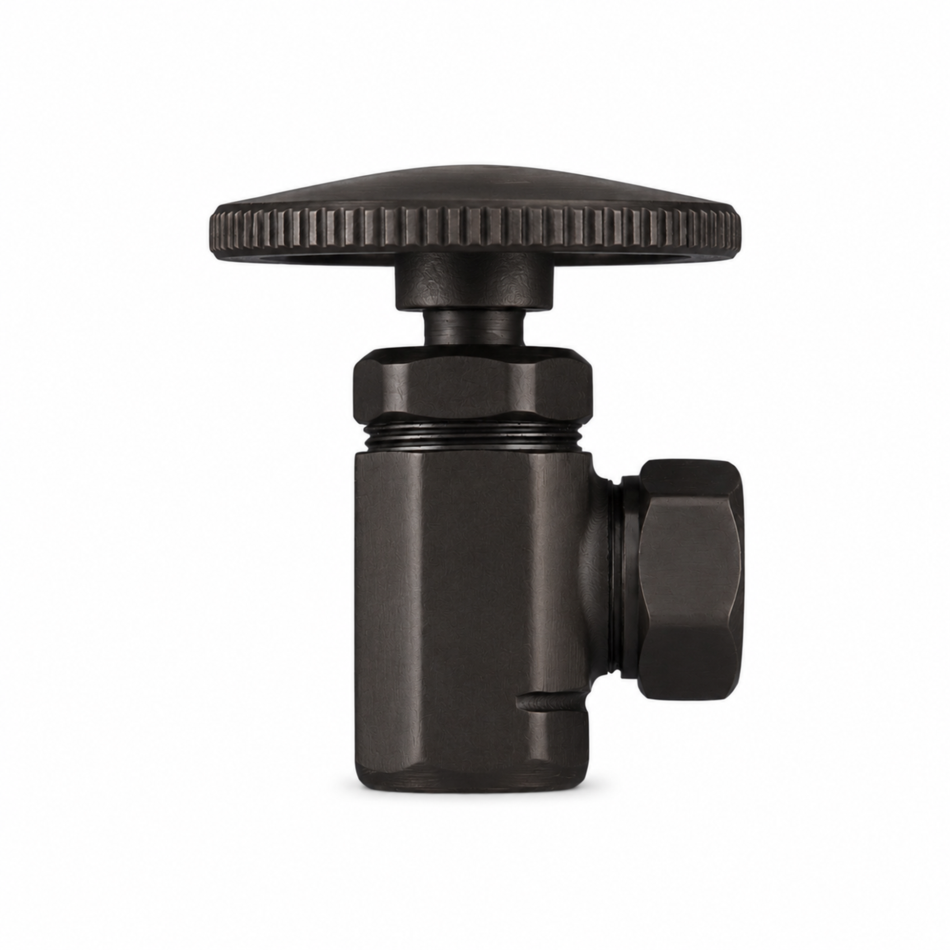 Angle Stop Valve with 1/2" Slip Joint x 1/2" IPS P0053 | Strom Living Oil Rubbed Bronze - Plumbing Parts