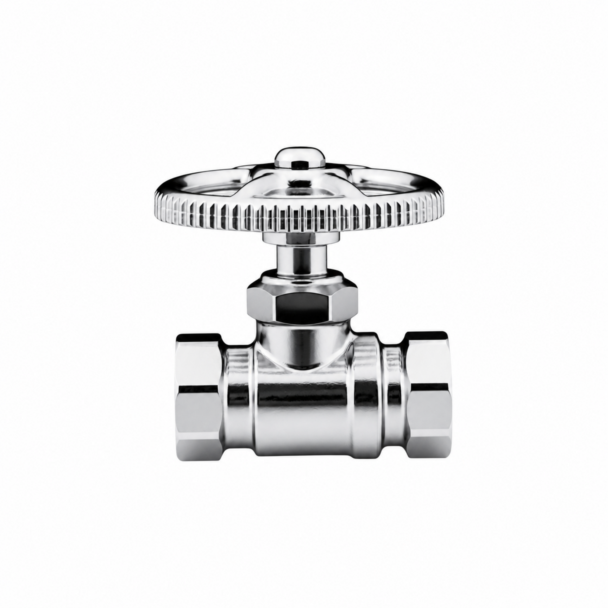 Straight Stop Shutoff Valve P0055 | Strom Living Chrome - Plumbing Parts