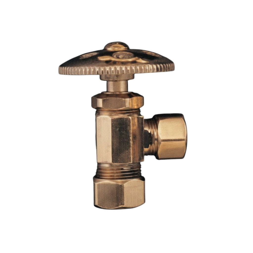 Angle Stop Valve with 1/2" Compression P0056 | Strom Living - Plumbing Parts