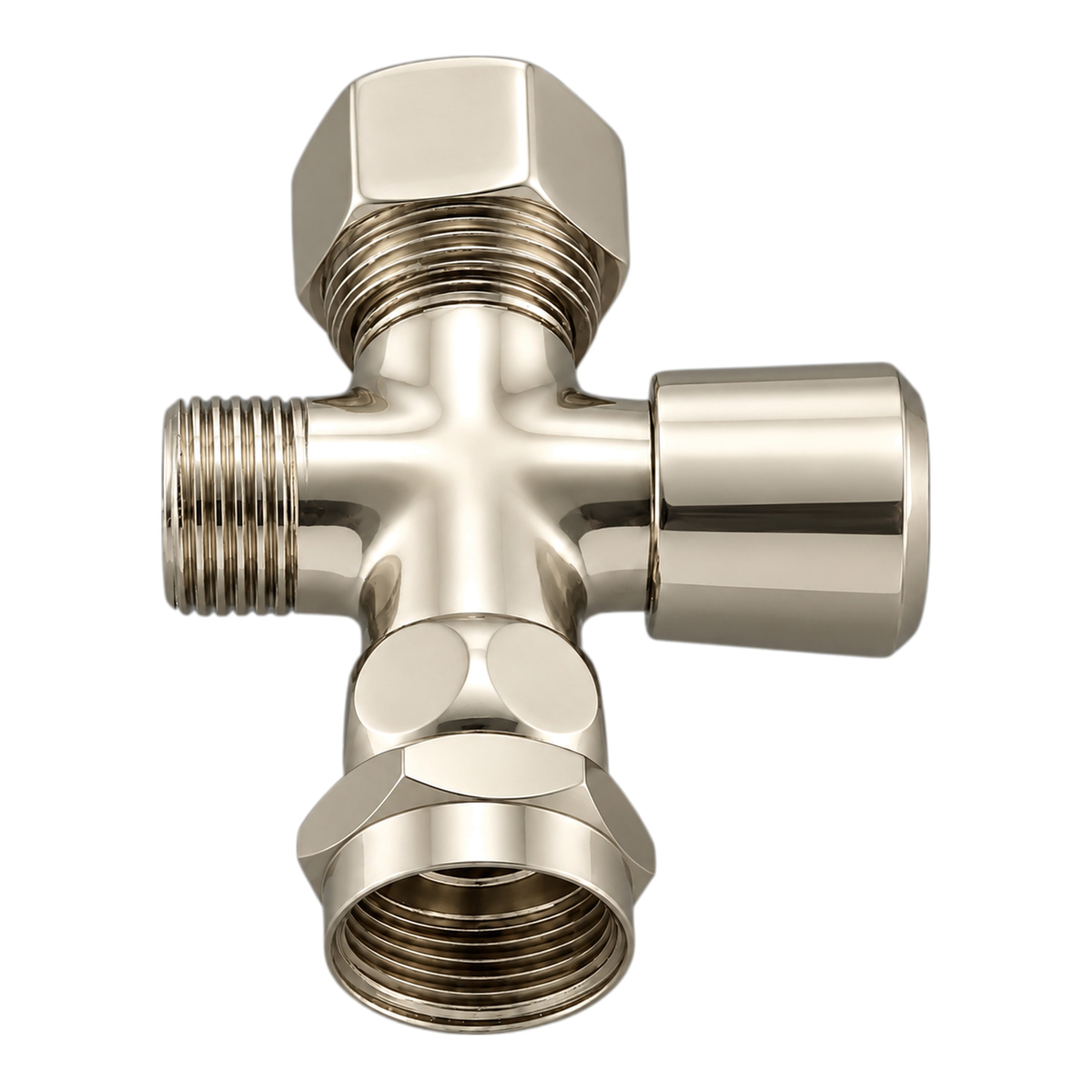 Diverter Valve For Handheld Showers P0068 in Polished Nickel