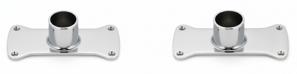 Strom Living Wall Mount Bracket Pair,Fits 1" Tubing - Plumbing Parts